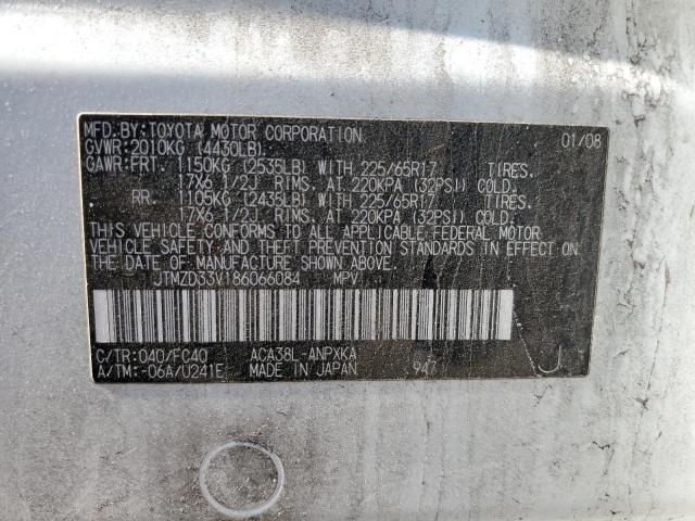 Photo 14 from auction – 2008 TOYOTA RAV4 with VIN JTMZD33V186066084