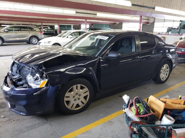 DODGE AVENGER SE 2012 with VIN 1C3CDZAG3CN256176 - Photo from auction