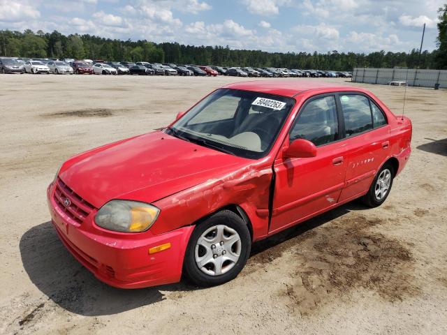 HYUNDAI ACCENT GL 2005 with VIN KMHCG45C05U639915 - Photo from auction