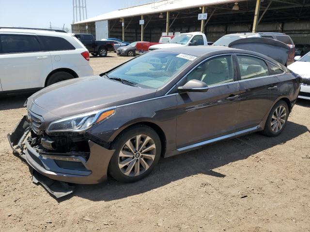 HYUNDAI SONATA SPO 2017 with VIN 5NPE34AF9HH453121 - Photo from auction