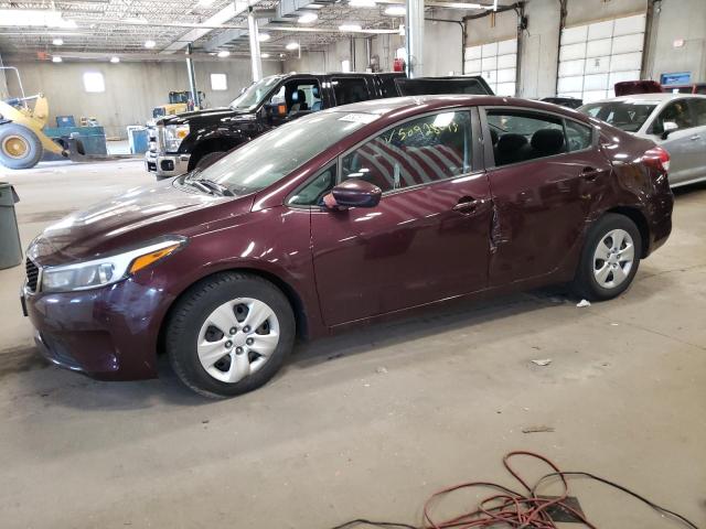 KIA FORTE LX 2017 with VIN 3KPFK4A75HE096413 - Photo from auction