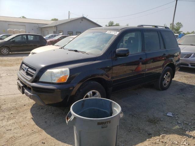 HONDA PILOT 2004 with VIN 5FNYF18694B003857 - Photo from auction