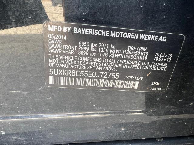 Photo 10 from auction – 2014 BMW X5 XDRIVE5 with VIN 5UXKR6C55E0J72765