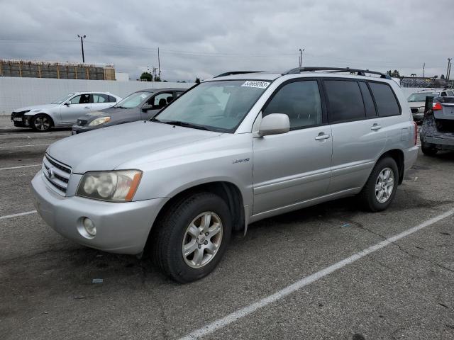 TOYOTA HIGHLANDER 2001 with VIN JTEGF21A510011170 - Photo from auction