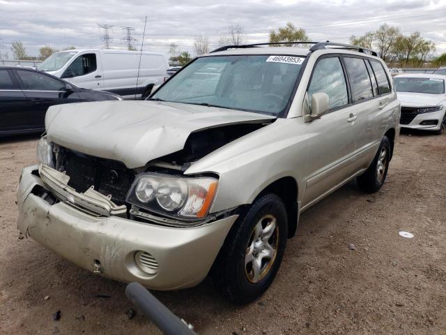 TOYOTA HIGHLANDER 2002 with VIN JTEGD21A420021566 - Photo from auction