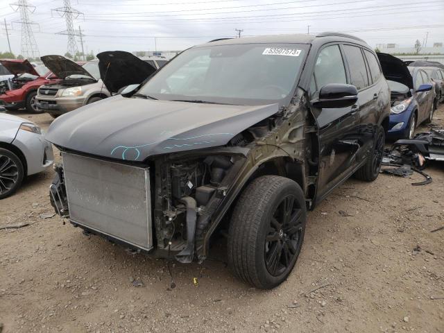 Photo 1 from auction – 2021 HONDA PILOT BLAC with VIN 5FNYF6H73MB055054