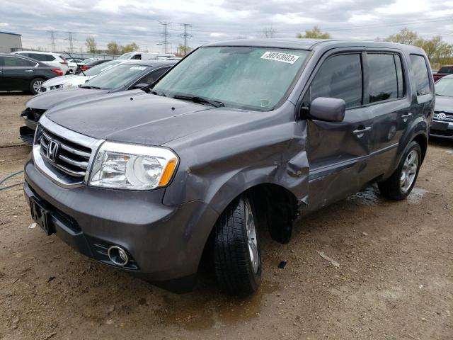 HONDA PILOT EXL 2015 with VIN 5FNYF4H62FB059854 - Photo from auction
