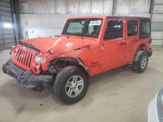 JEEP WRANGLER U 2015 with VIN 1C4BJWDG8FL584185 - Photo from auction