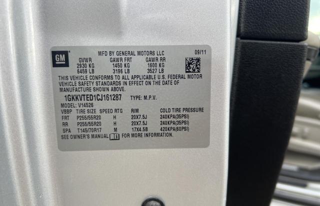 Photo 10 from auction – 2012 GMC ACADIA DEN with VIN 1GKKVTED1CJ161287