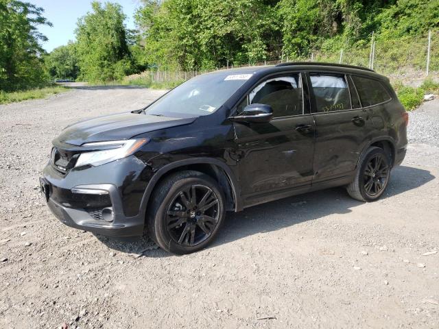 HONDA PILOT BLAC 2021 with VIN 5FNYF6H70MB033710 - Photo from auction