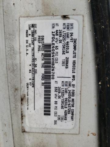 Photo 10 from auction – 1997 WINNEBAGO MINNIEWINN with VIN 1FDLE40S4VHB26700