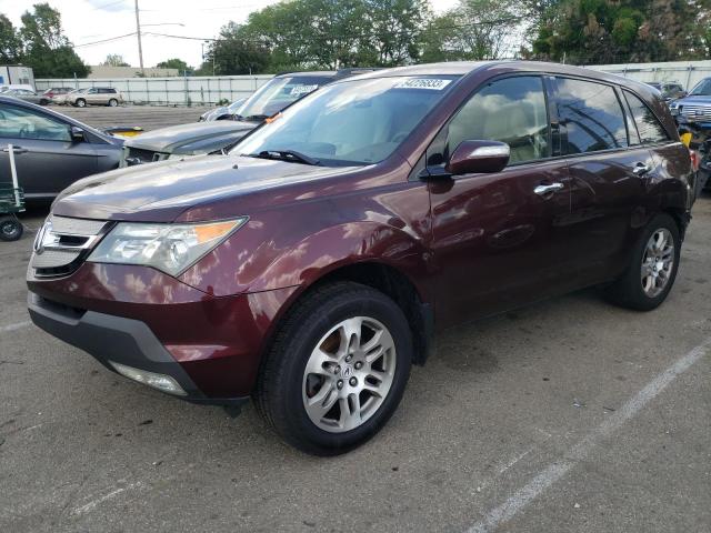 Photo 1 from auction – 2007 ACURA MDX TECHNO with VIN 2HNYD28407H551569