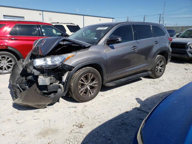 TOYOTA HIGHLANDER 2017 with VIN 5TDZZRFH6HS221688 - Photo from auction
