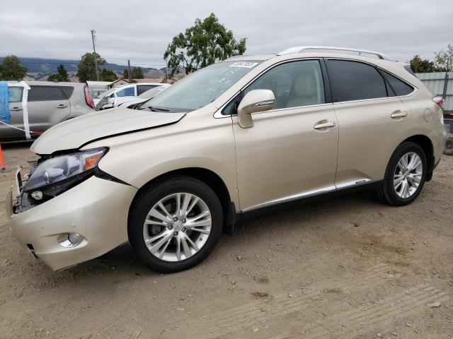 LEXUS RX 450 2012 with VIN JTJBC1BA3C2049145 - Photo from auction