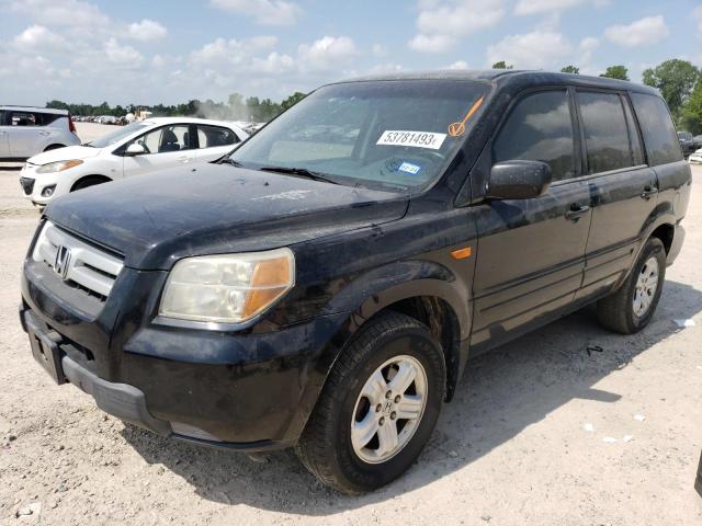 HONDA PILOT LX 2007 with VIN 5FNYF28127B027481 - Photo from auction