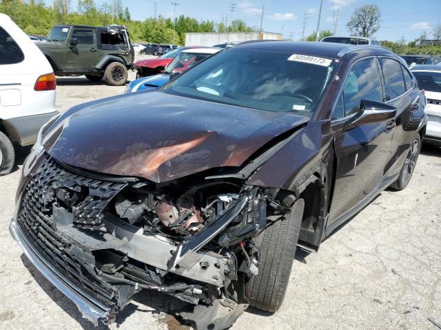 LEXUS UX 250H 2019 with VIN JTHU9JBH7K2001412 - Photo from auction