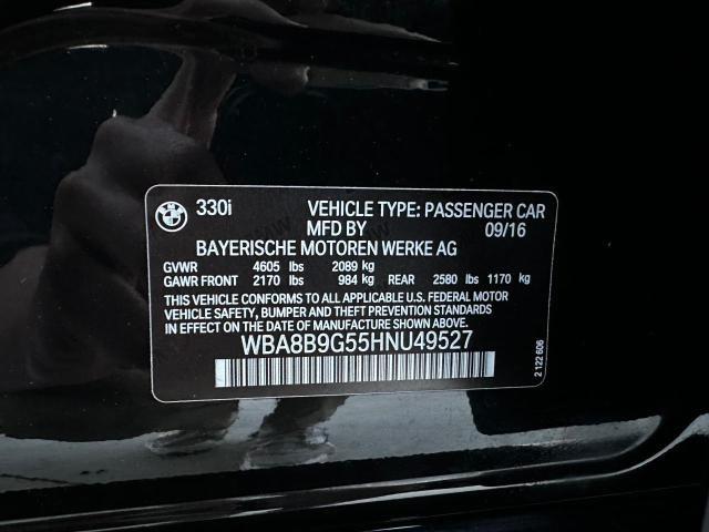 Photo 10 from auction – 2017 BMW 330 I with VIN WBA8B9G55HNU49527