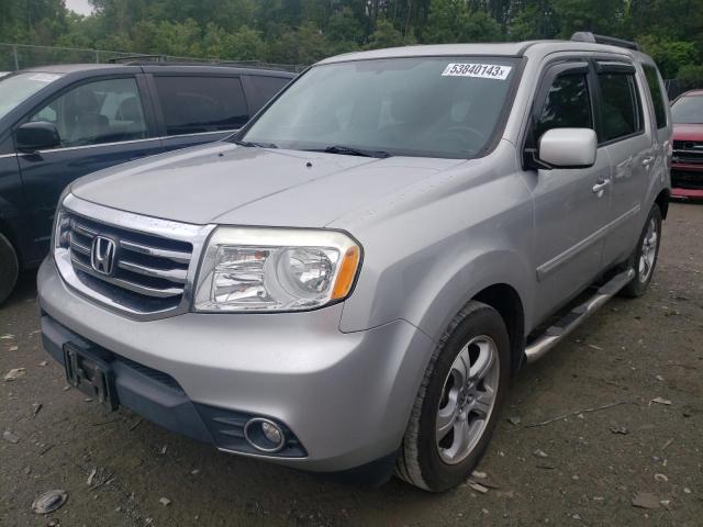 HONDA PILOT EXL 2014 with VIN 5FNYF3H5XEB014046 - Photo from auction