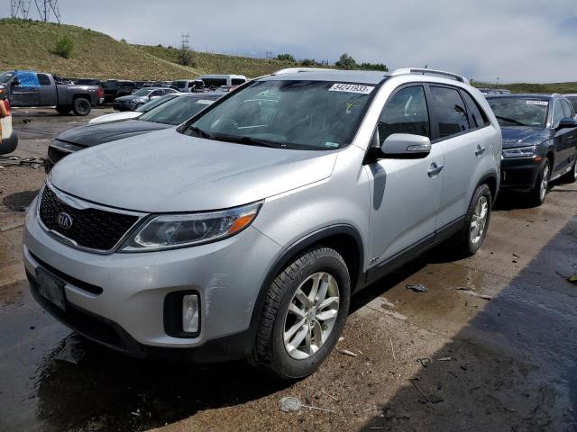 KIA SORENTO LX 2014 with VIN 5XYKTCA69EG473837 - Photo from auction