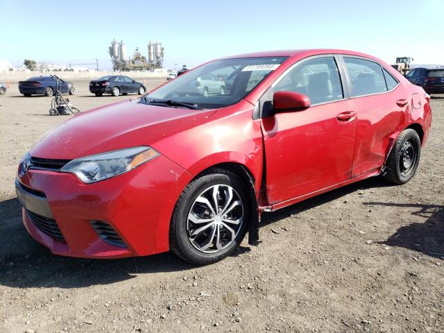 TOYOTA COROLLA LE 2015 z numerem VIN 2T1BURHE0FC260253 - Zdjęcie z aukcji
