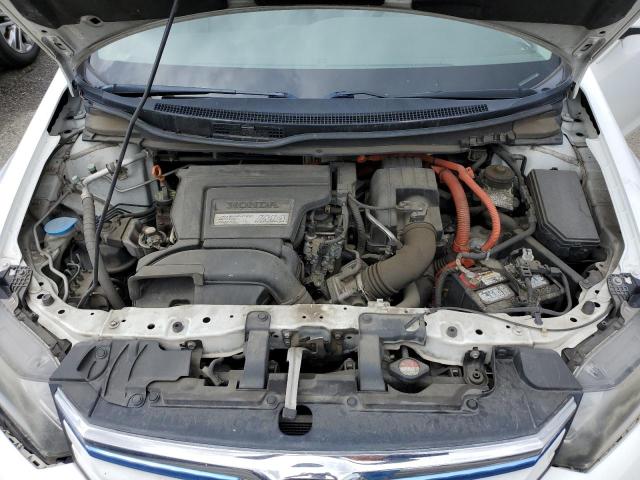 Photo 11 from auction – 2012 HONDA CIVIC HYBR with VIN JHMFB4F3XCS007140