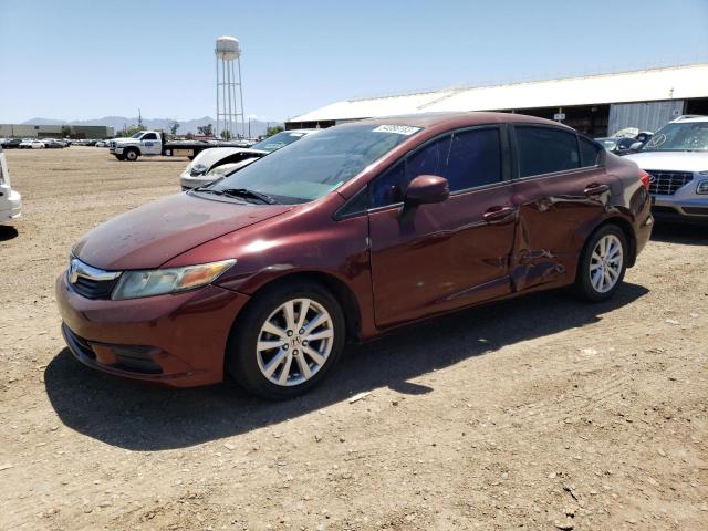 HONDA CIVIC EX 2012 with VIN 19XFB2F80CE332495 - Photo from auction
