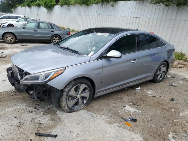 HYUNDAI SONATA HYB 2016 with VIN KMHE34L12GA017634 - Photo from auction