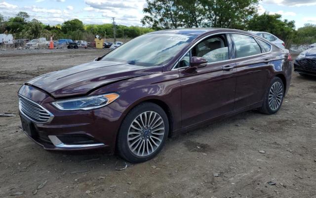 FORD FUSION SE 2018 with VIN 3FA6P0HD6JR216956 - Photo from auction