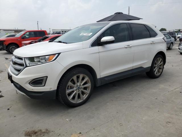 FORD EDGE TITAN 2017 with VIN 2FMPK3K89HBC26119 - Photo from auction