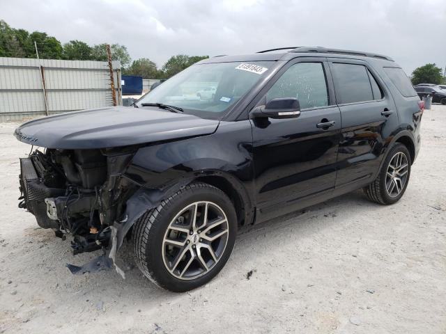 FORD EXPLORER S 2017 with VIN 1FM5K8GT5HGB91735 - Photo from auction