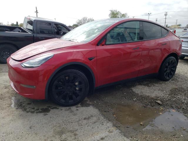TESLA MODEL Y 2022 with VIN 7SAYGDEE7NF350229 - Photo from auction