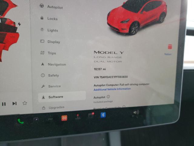 Foto 9 de la subasta – 2023 TESLA MODEL Y con VIN 7SAYGAEE1PF593830
