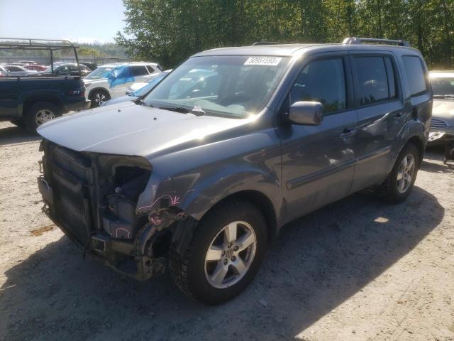 HONDA PILOT EXL 2011 with VIN 5FNYF4H67BB062856 - Photo from auction