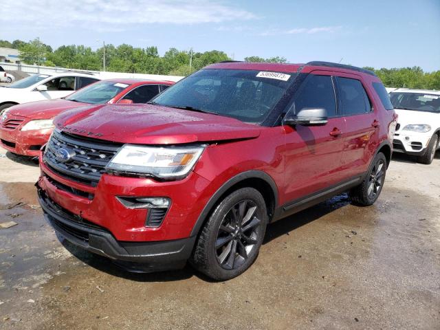FORD EXPLORER X 2018 with VIN 1FM5K7D81JGC66978 - Photo from auction