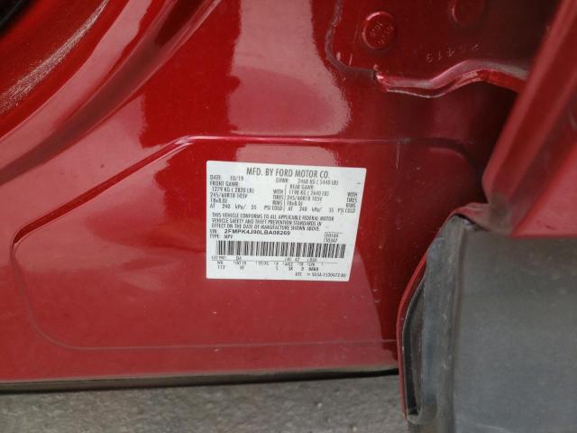 Photo 14 from auction – 2020 FORD EDGE SEL with VIN 2FMPK4J90LBA08269