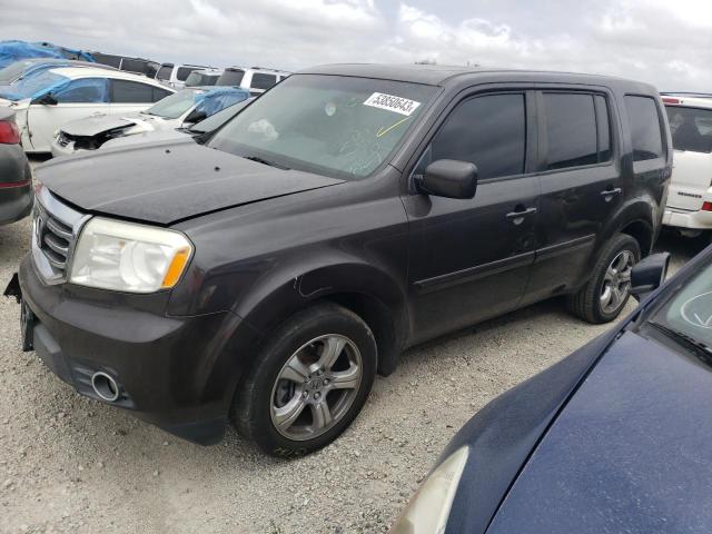 HONDA PILOT EXL 2015 with VIN 5FNYF3H56FB011209 - Photo from auction