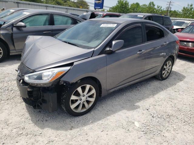 HYUNDAI ACCENT GLS 2014 with VIN KMHCU4AE9EU620585 - Photo from auction