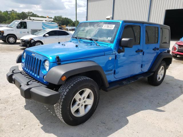 JEEP WRANGLER U 2015 with VIN 1C4BJWDG8FL711520 - Photo from auction