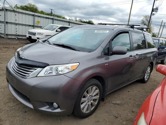 TOYOTA SIENNA XLE 2017 with VIN 5TDDZ3DC0HS166993 - Photo from auction