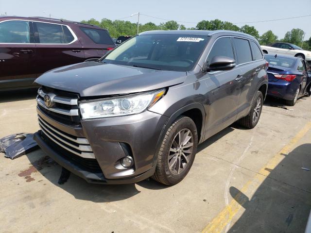 TOYOTA HIGHLANDER 2017 with VIN 5TDKZRFH3HS515115 - Photo from auction