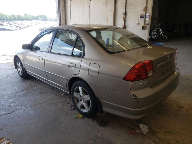 Photo 2 from auction – 2004 HONDA CIVIC EX with VIN 2HGES26784H537766
