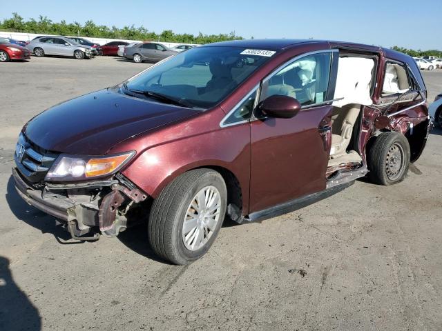 HONDA ODYSSEY 2016 with VIN 5FNRL5H24GB096955 - Photo from auction