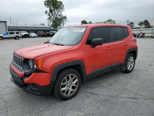 JEEP RENEGADE S 2016 with VIN ZACCJAAT1GPC74580 - Photo from auction