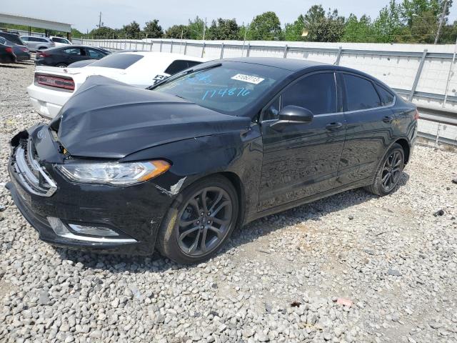FORD FUSION SE 2018 with VIN 3FA6P0HD5JR174876 - Photo from auction