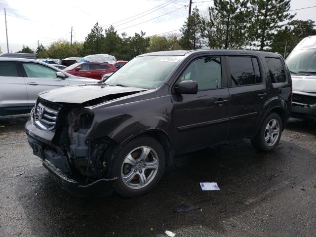 HONDA PILOT EXL 2014 with VIN 5FNYF4H54EB048750 - Photo from auction