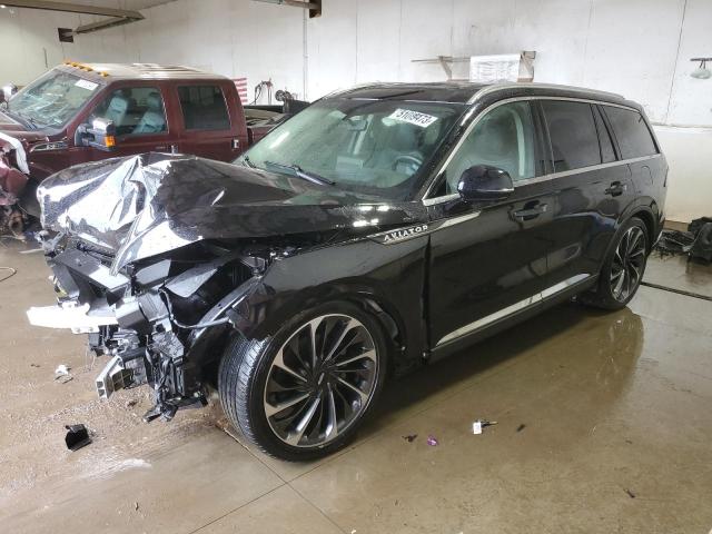LINCOLN AVIATOR RE 2021 with VIN 5LM5J7XC5MGL02255 - Photo from auction