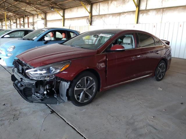 HYUNDAI SONATA HYB 2018 with VIN KMHE34L32JA083979 - Photo from auction