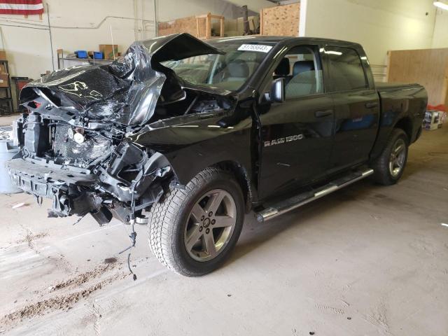 DODGE RAM 1500 S 2012 with VIN 1C6RD7KT4CS185035 - Photo from auction