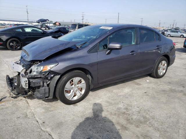 HONDA CIVIC LX 2015 with VIN 19XFB2F57FE700021 - Photo from auction