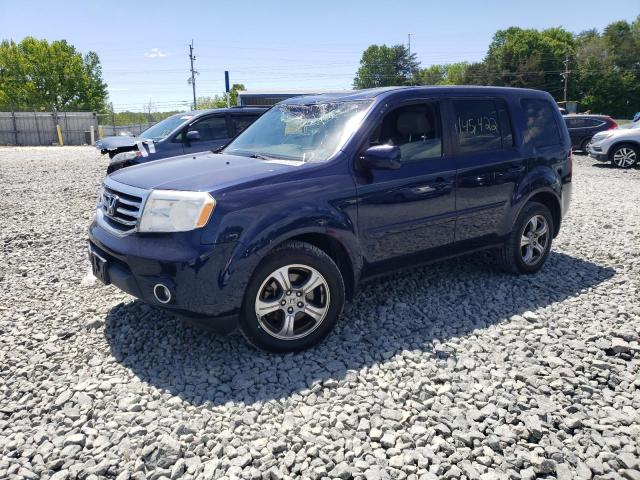 HONDA PILOT EX 2013 with VIN 5FNYF3H43DB012418 - Photo from auction
